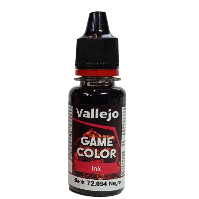 Vallejo Game Color: Ink- Black Ink, 17 ml. 72094